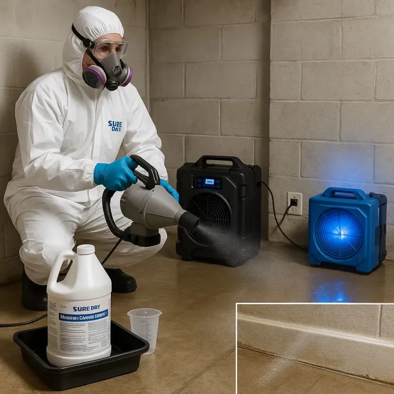 Sanitization and Odor Removal process in Middletown, MD